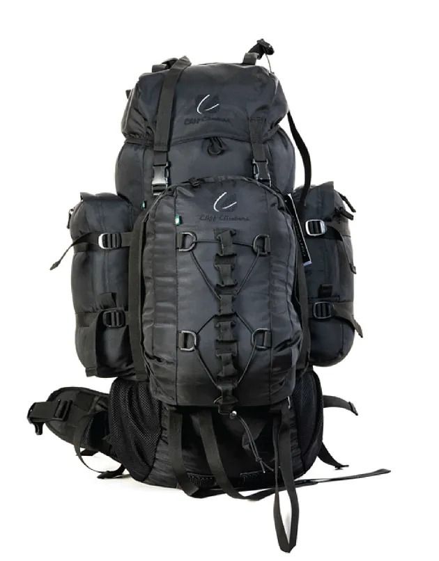 STRONG LIFE Travel Tourist Backpack for Outdoor Sports Camp Hiking Trekking Bag Rucksack - 50 L (Black) - Image 3