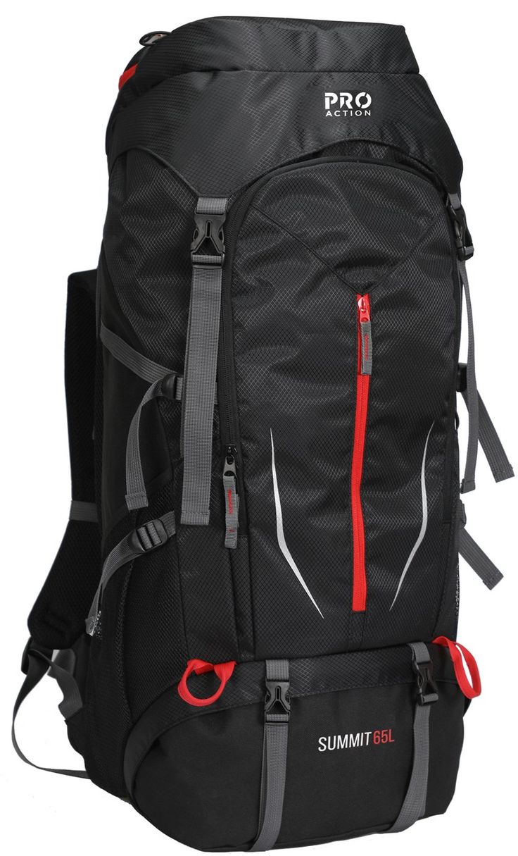 STRONG LIFE Travel Tourist Backpack for Outdoor Sports Camp Hiking Trekking Bag Rucksack - 50 L (Black) - Image 4