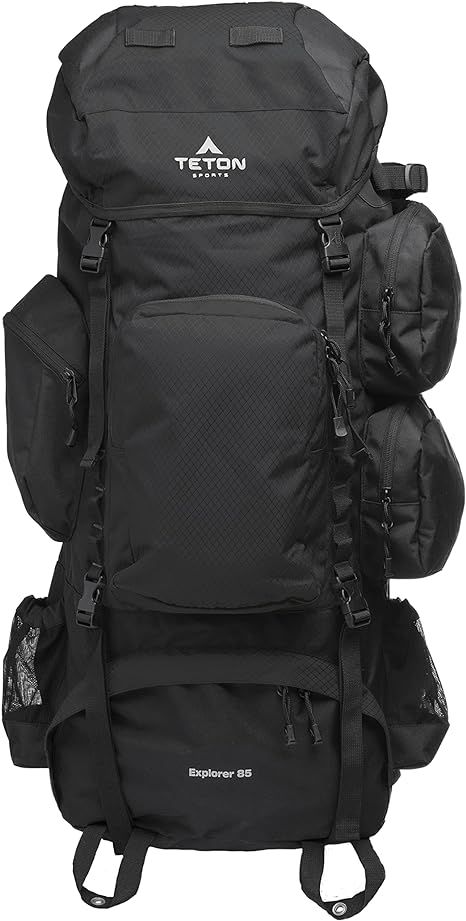 STRONG LIFE Travel Tourist Backpack for Outdoor Sports Camp Hiking Trekking Bag Rucksack - 50 L (Black) - Image 2